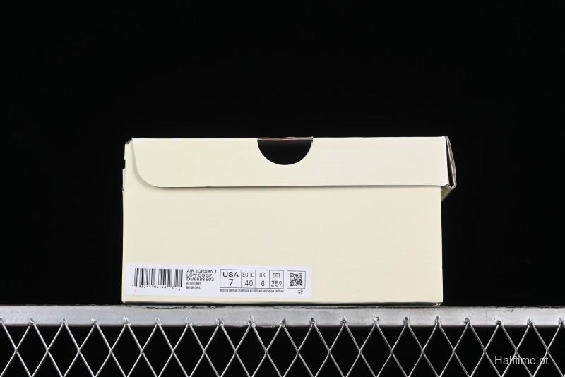 Nike Travis Scott x Fragment Design x Air Jordan 1 Low OG SP AJ1 Retro Sneakers - DM6688-603