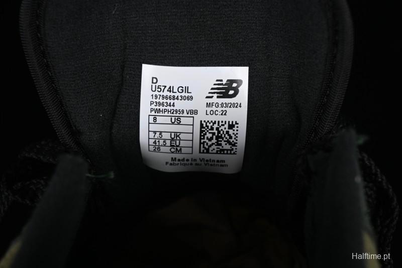 New Balance 574 Series Retro Casual Running Shoes - U574LGIL