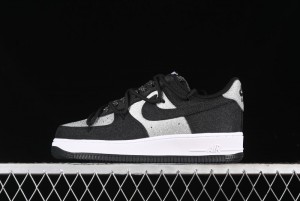 Nike Air Force 1 '07 Low Cleanfit High Street Retro Style Patchwork Starry Sky Full Diamond Lace-Up Low-Top Casual Sneakers - ZH0316-033