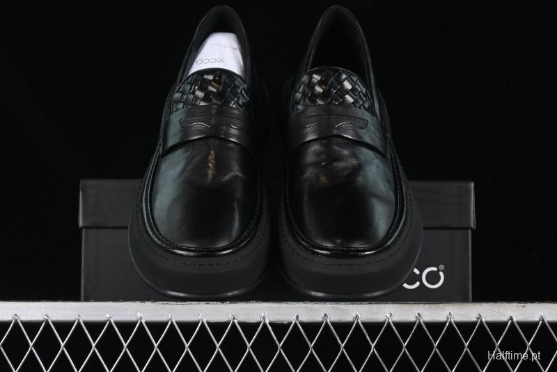ECCO London Series 2024 New Leather Business Driving Loafers - 63663701001