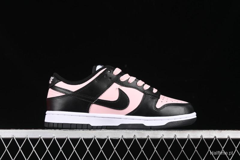 Nike SB Dunk Low Casual Skate Shoes in Black Pink - CW1590-100