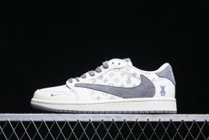 Nike Travis Scott x Fragment Design x Air Jordan 1 Low OG SP AJ1 Sneakers - SJ2068-111