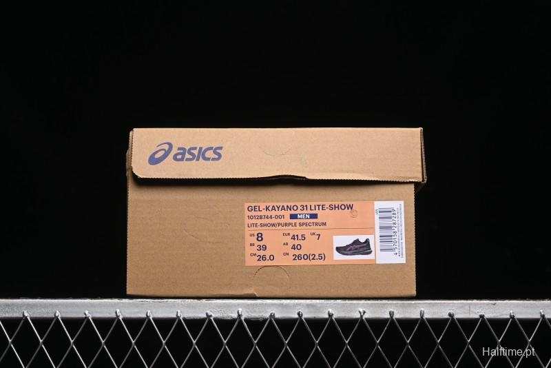Asics Gel-Kayano 31 Running Shoes with GEL Cushioning and FLYTEFOAM BLAST Technology - 1012B744-001
