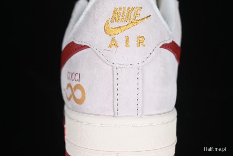 Nike Air Force 1 '07 Low Gucci Collaboration Year of the Snake Limited Edition Red Snake Sneakers - XZ6188-020