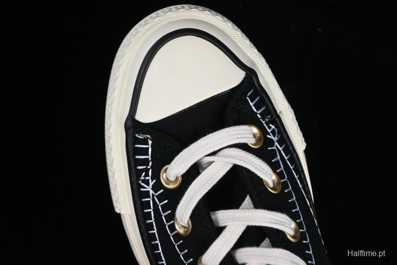 Converse All Star Lift Platform Sneakers with Daisy Stitch Detail - A08731C