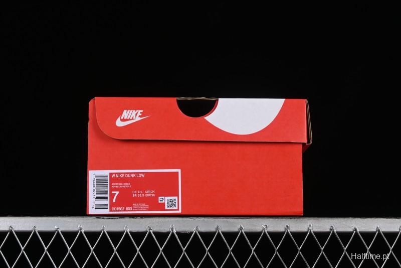 Nike Dunk Low SB Casual Sneakers in Strawberry Bear Colorway - DD1503-603