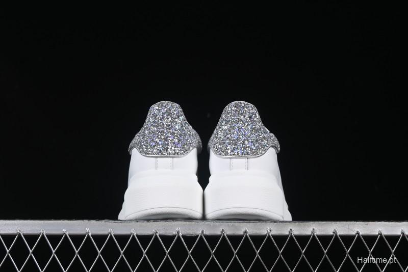 Alexander McQueen Oversized Sneakers with White Crystals - D.E5