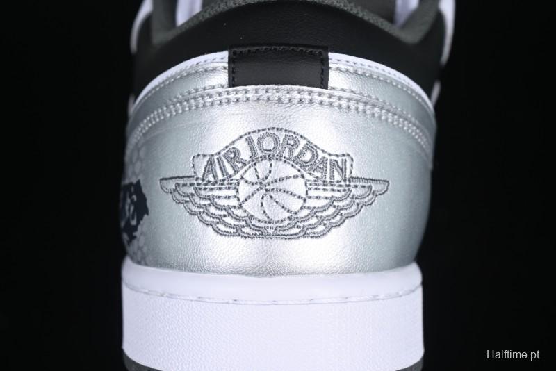 Nike Air Jordan 1 Low AJ1 Snake Year Custom Low-Top Culture Basketball Shoes - 553558-152