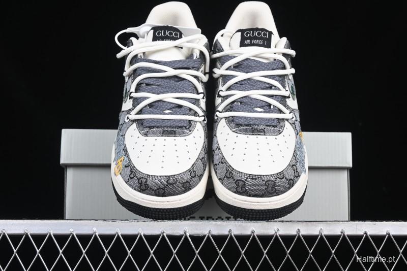 Nike Air Force 1 '07 Low Hip Hop Gucci Style Casual Sneakers - BD0077-555
