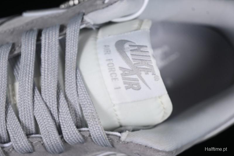 Nike Air Force 1 '07 Low Chrome Hearts Collaboration Silver Grey Low-Top Casual Sneakers - FZ0188-032