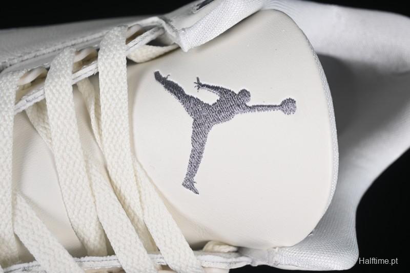 Nike Air Jordan 3 Retro Sneakers Sail Metallic Silver with Elephant Print Accents - CK9246-100