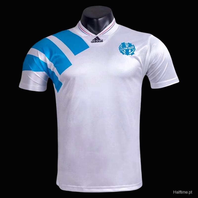 RETRO 92/93 Marseille Home Soccer Jersey