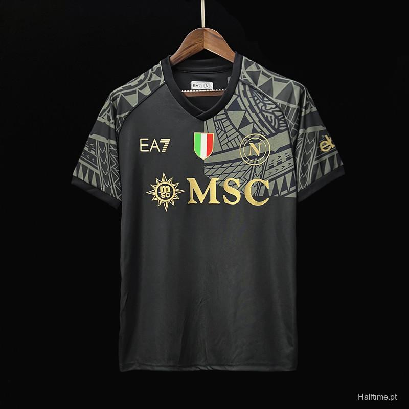 23/24 Napoli Third Black Jersey