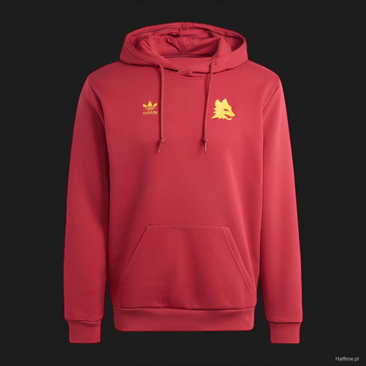 23/24 Roma Red Mens Hoodie