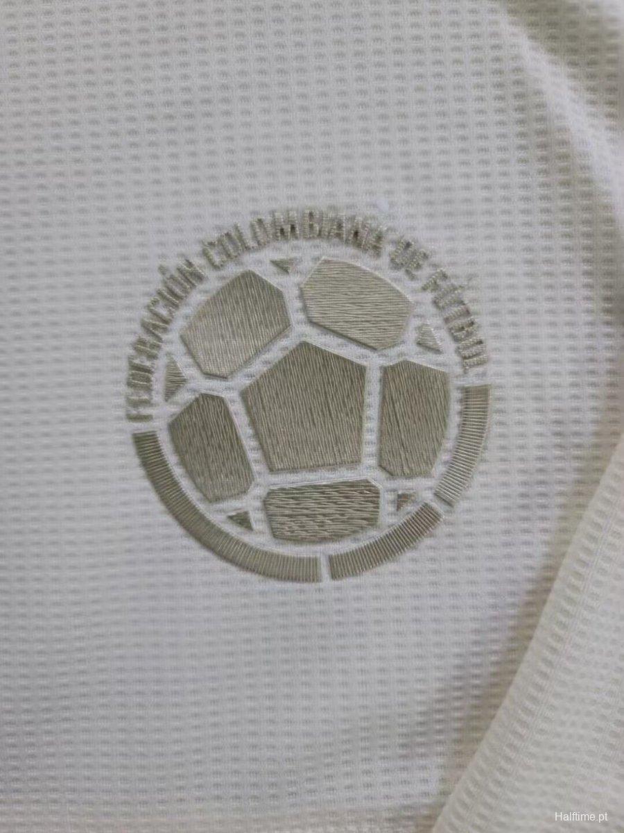 2024 Colombia White 120Th Anniversary Long Sleeve Jersey