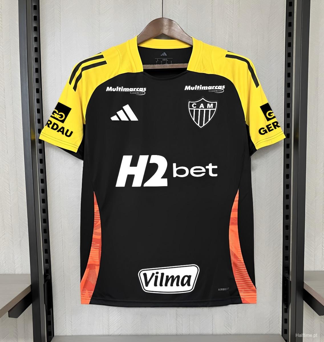 25/26 Atlético Mineiro Training Jersey All Sponsor Yellow Jersey S-XXXXL