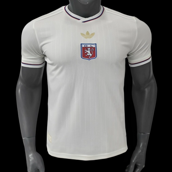 25/26 Olympique Lyonnais WHITE Anniversary Jersey